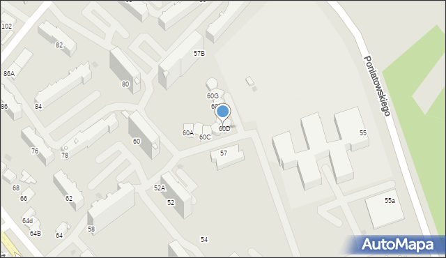 Stalowa Wola, Aleje Jana Pawła II, 60D, mapa Stalowa Wola