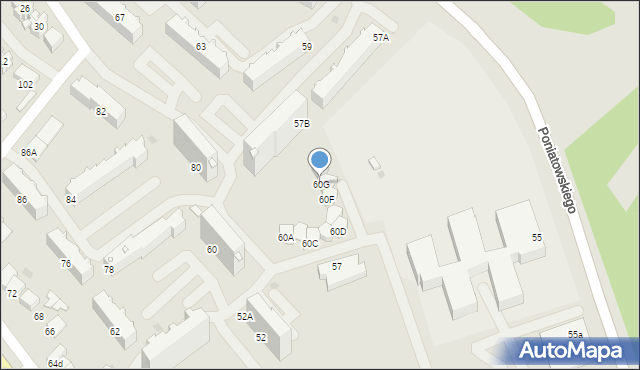 Stalowa Wola, Aleje Jana Pawła II, 60G, mapa Stalowa Wola