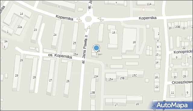 Starogard Gdański, Aleja Jana Pawła II, 11C, mapa Starogard Gdański
