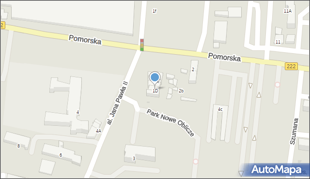 Starogard Gdański, Aleja Jana Pawła II, 1D, mapa Starogard Gdański