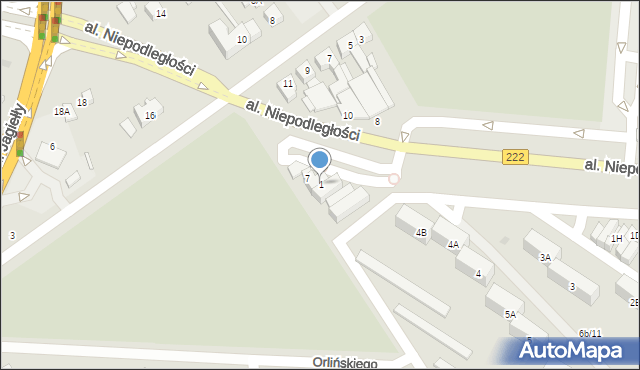 Starogard Gdański, Aleja Niepodległości, 1, mapa Starogard Gdański