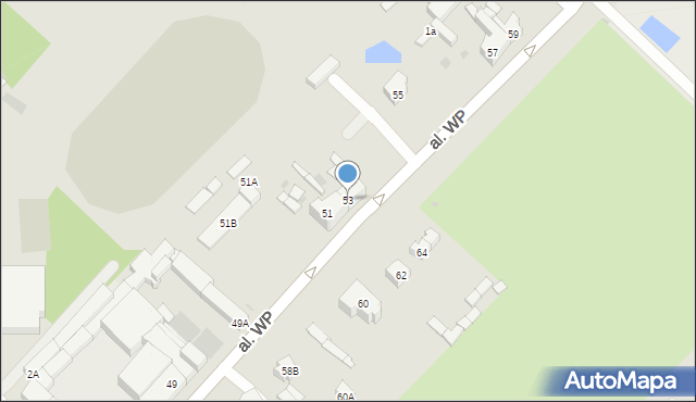 Strzegom, Aleja Wojska Polskiego, 53, mapa Strzegom