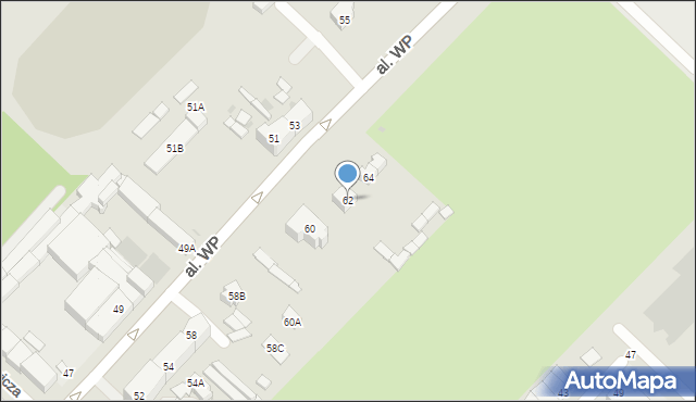 Strzegom, Aleja Wojska Polskiego, 62, mapa Strzegom