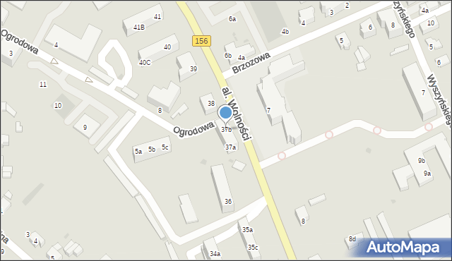 Strzelce Krajeńskie, Aleja Wolności, 37b, mapa Strzelce Krajeńskie