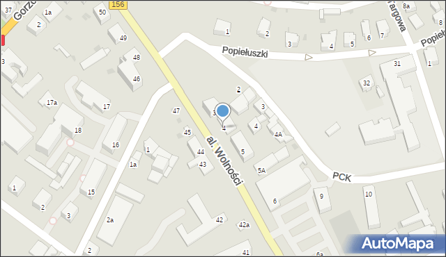 Strzelce Krajeńskie, Aleja Wolności, 4, mapa Strzelce Krajeńskie