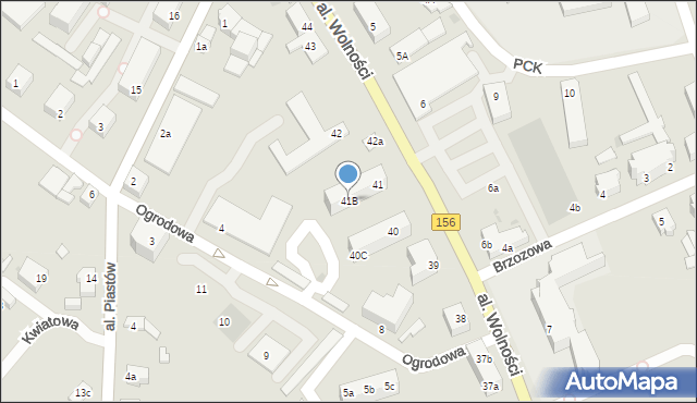 Strzelce Krajeńskie, Aleja Wolności, 41B, mapa Strzelce Krajeńskie