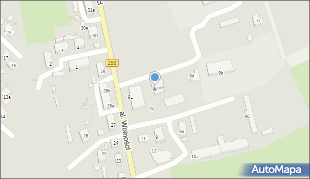Strzelce Krajeńskie, Aleja Wolności, 9k, mapa Strzelce Krajeńskie