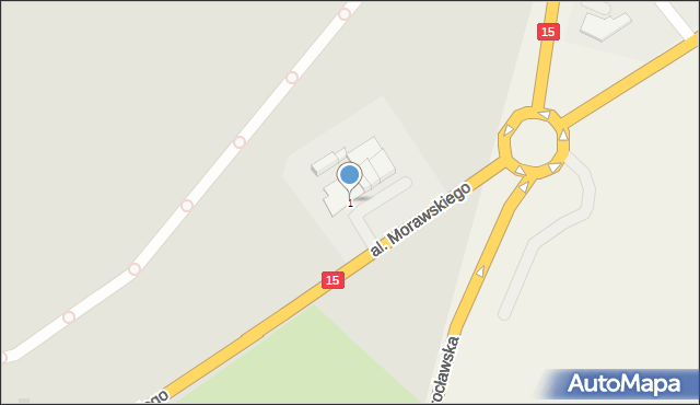 Strzelno, Aleja Morawskiego Franciszka, 1, mapa Strzelno