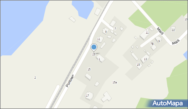 Suchacz, Aleja Radości, 13, mapa Suchacz