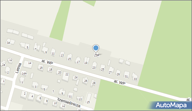Sulęczyno, Aleja Wojska Polskiego, 23A, mapa Sulęczyno