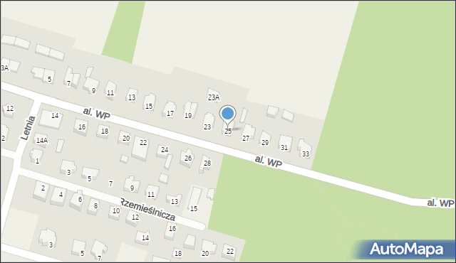 Sulęczyno, Aleja Wojska Polskiego, 25, mapa Sulęczyno