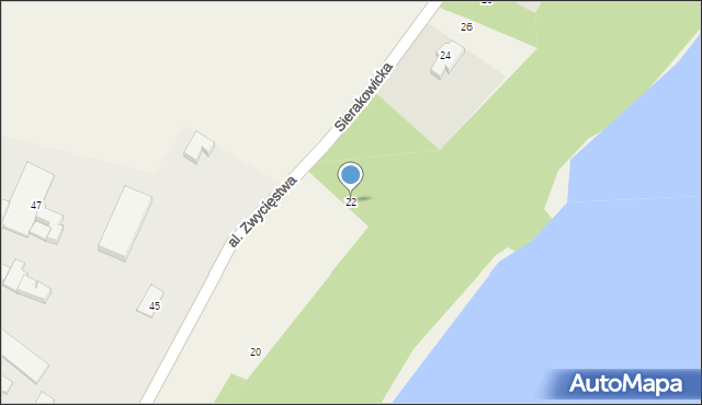 Sulęczyno, Aleja Zwycięstwa, 22, mapa Sulęczyno