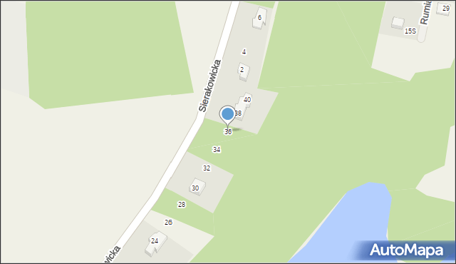 Sulęczyno, Aleja Zwycięstwa, 36, mapa Sulęczyno