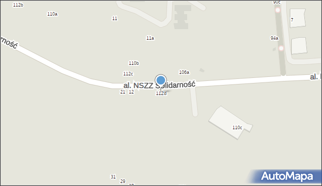 Świdnik, Aleja Lotników Polskich, 112d, mapa Świdnika