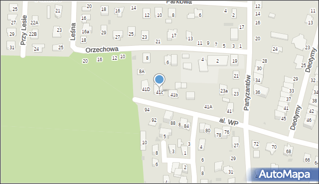 Świdnik, Aleja Wojska Polskiego, 41c, mapa Świdnika