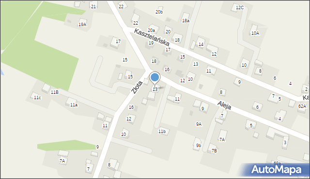 Świerklany, Aleja, 13, mapa Świerklany