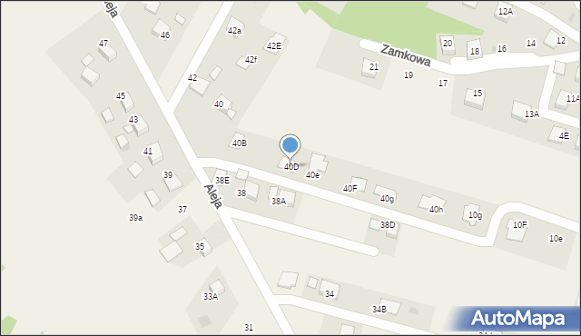 Świerklany, Aleja, 40D, mapa Świerklany