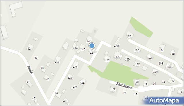 Świerklany, Aleja, 44F, mapa Świerklany