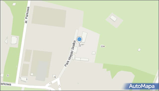Świętochłowice, Aleja Parkowa, 11, mapa Świętochłowice