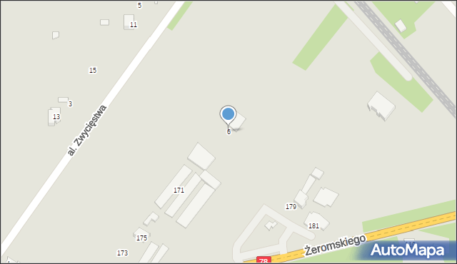 Szczekociny, Aleja Zwycięstwa, 6, mapa Szczekociny
