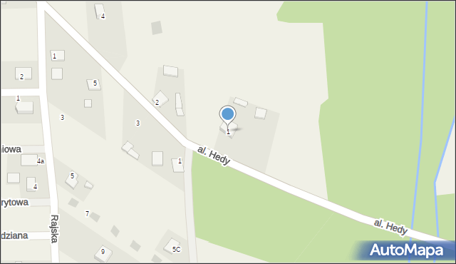 Szewce, Aleja Hedy-Szarego Antoniego, gen., 1, mapa Szewce