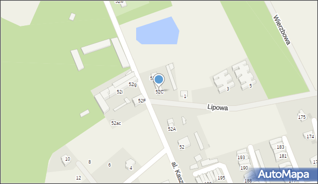 Szklary Górne, Aleja Kasztanowa, 12, mapa Szklary Górne