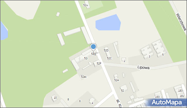 Szklary Górne, Aleja Kasztanowa, 15, mapa Szklary Górne