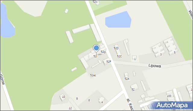 Szklary Górne, Aleja Kasztanowa, 15b, mapa Szklary Górne