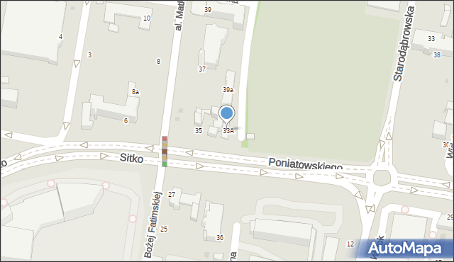 Tarnów, Aleja Matki Bożej Fatimskiej, 33A, mapa Tarnów