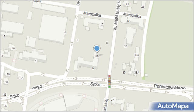 Tarnów, Aleja Matki Bożej Fatimskiej, 8a, mapa Tarnów