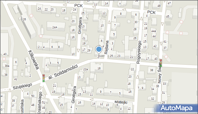 Tarnów, Aleja Solidarności, 27, mapa Tarnów
