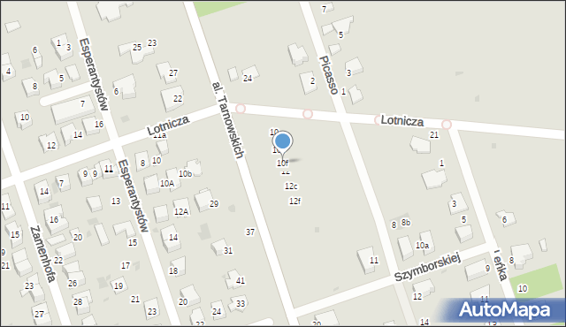 Tarnów, Aleja Tarnowskich, 10f, mapa Tarnów