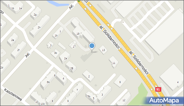 Tczew, Aleja Solidarności, 21, mapa Tczew