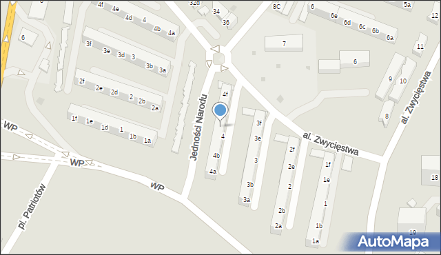 Tczew, Aleja Zwycięstwa, 4d, mapa Tczew