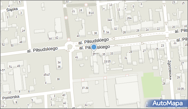 Tomaszów Mazowiecki, Aleja Piłsudskiego Józefa, marsz., 37, mapa Tomaszów Mazowiecki