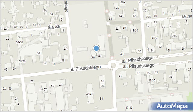 Tomaszów Mazowiecki, Aleja Piłsudskiego Józefa, marsz., 42/46, mapa Tomaszów Mazowiecki