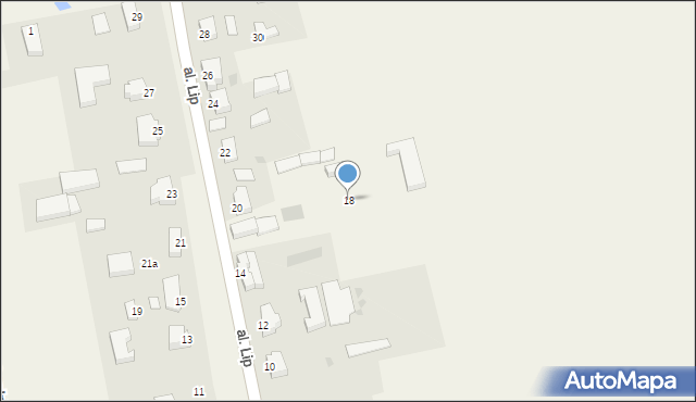 Trutnowy, Aleja Lip, 18, mapa Trutnowy