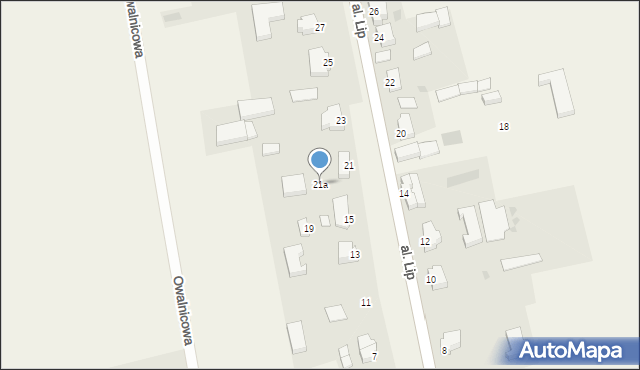 Trutnowy, Aleja Lip, 21a, mapa Trutnowy