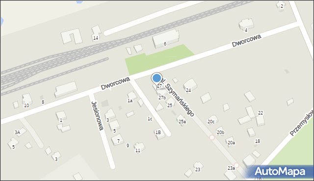 Trzemeszno, Aleja Szymańskiego Jarosława Kazimierza, 27a, mapa Trzemeszno