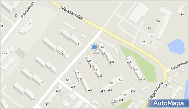 Tuchola, Aleja Ligi Ochrony Przyrody, 14, mapa Tuchola