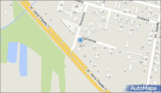 Tuszyn, Aleja Jana Pawła II, 20, mapa Tuszyn