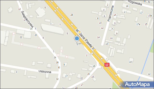 Tuszyn, Aleja Jana Pawła II, 3, mapa Tuszyn