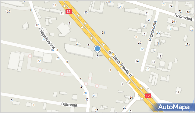 Tuszyn, Aleja Jana Pawła II, 5, mapa Tuszyn