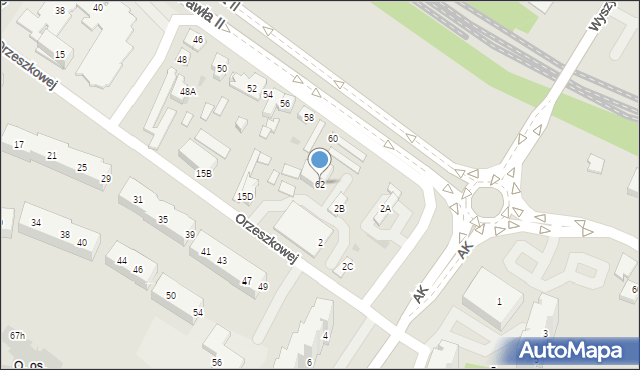 Tychy, Aleja Jana Pawła II, 62, mapa Tychów