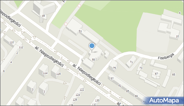 Tychy, Aleja Niepodległości, 558, mapa Tychów