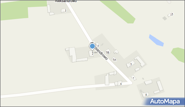 Unierzyż, Aleksandrowo, 2, mapa Unierzyż