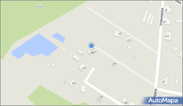 Wałcz, Aleja Zdobywców Wału Pomorskiego, 128, mapa Wałcz