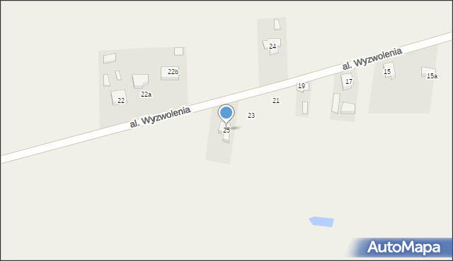 Walichnowy, Aleja Wyzwolenia, 25, mapa Walichnowy