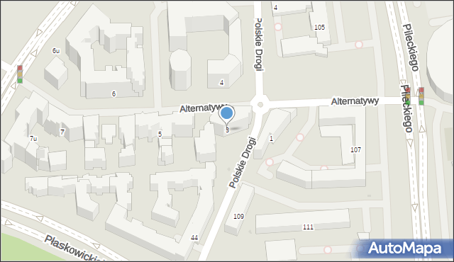 Warszawa, Alternatywy, 3, mapa Warszawy