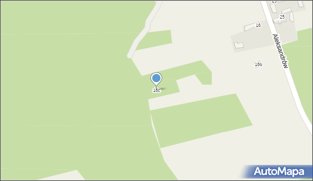 Wąsosz, Aleksandrów, 16c, mapa Wąsosz